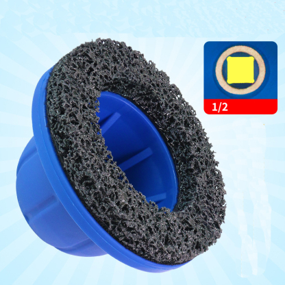 Hub & Rim Rust Removal Polisher – Black Diamond High-Efficiency Cleaning Tool | Wheel & Brake Disc Maintenance | 1/2" Square Drive | Replaceable Polishing Pads