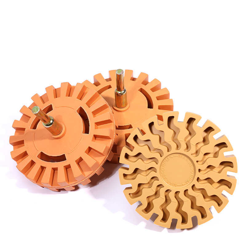 Revolutionize Your Detail Work｜Universal Rubber Decal & Adhesive Remover Wheel｜Paint-Safe, Ultra-Durable｜Fits Angle Grinders, Drills & Power Tools｜Perfect for Wheels, Paint & Glass