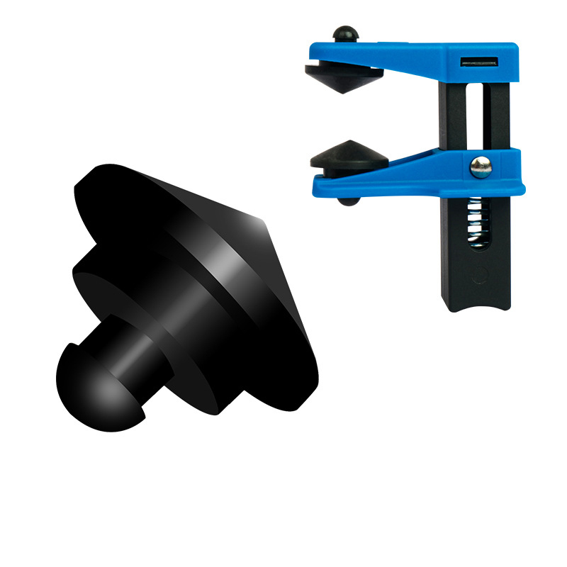 Leak-Proof Brake Line Clamp Set - 4 Pc Universal Oil Fuel Line Plug Clip Kit, Heat & Oil Resistant, Seals Banjo Bolt Connectors, Professional Automotive Repair Tool