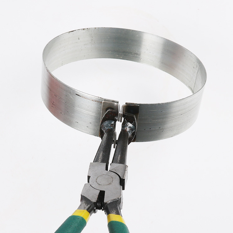 Universal Piston Ring Installation Tool Set | 45mm Wide & 32mm Standard Piston Ring Compressor | Manganese Steel Forged | 14-Piece Kit with Ring Pliers | Fits 62-145mm Cylinder Bores