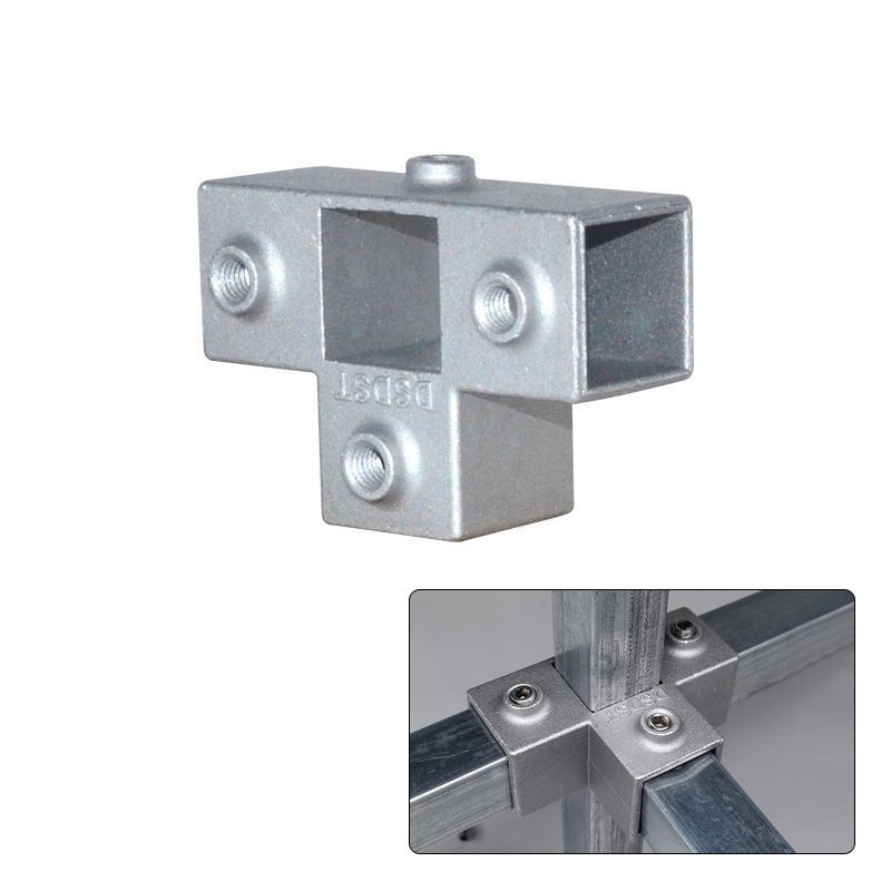 Heavy-Duty Welding-Free Aluminum Alloy Tube Connectors – Multi-Size Fittings for Shelving, Racks, Furniture & DIY Projects