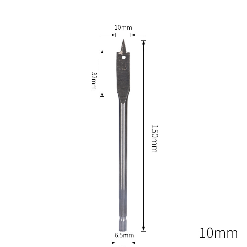 Triple-Point Woodworking Spade Drill Bit Set | Cabinet & Door Lock Bore Cutter | Wood Flat Drill & Expander Kit | 8-50mm Full Range