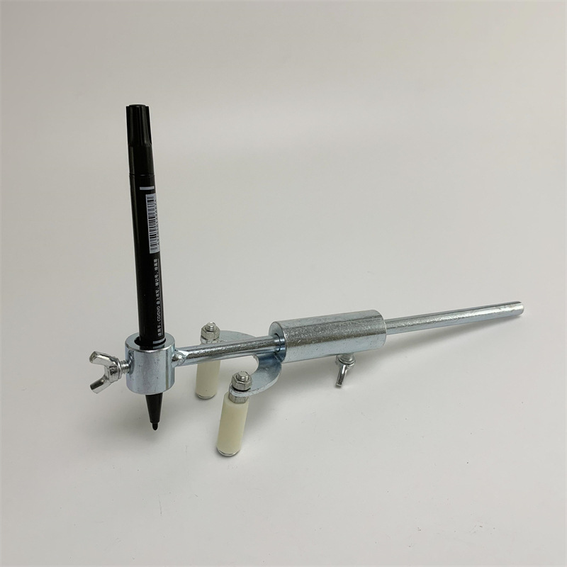 Industrial-Grade Adjustable Fender Line Marker with Scale Vernier - Heavy-Duty Auto Body Repair Tool for Wheel Arch & Panel Crease, Includes Paint Marker