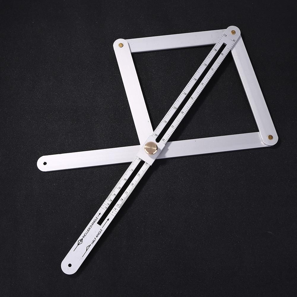 Multi-Function Angle Ruler - Thickened Alloy Woodworking Tool for Door/Window/Ceiling & Inside/Outside Corner Measurement