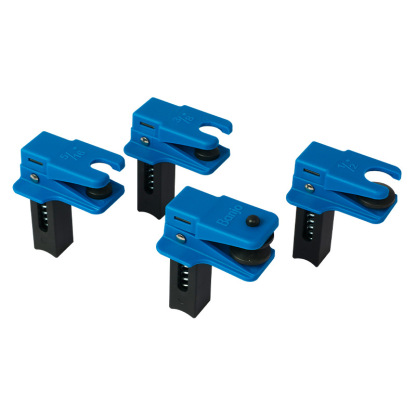 Leak-Proof Brake Line Clamp Set - 4 Pc Universal Oil Fuel Line Plug Clip Kit, Heat & Oil Resistant, Seals Banjo Bolt Connectors, Professional Automotive Repair Tool