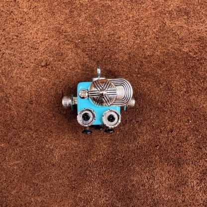 Punk Robot Wooden Pendant - Trendy Handmade Keychain & Phone Charm, Convertible Unisex Necklace for Collectors