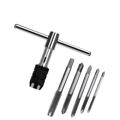 9Cr18 Bearing Steel Tap and Die Set - Non-Slip Design, Secure Locking, Effortless Threading