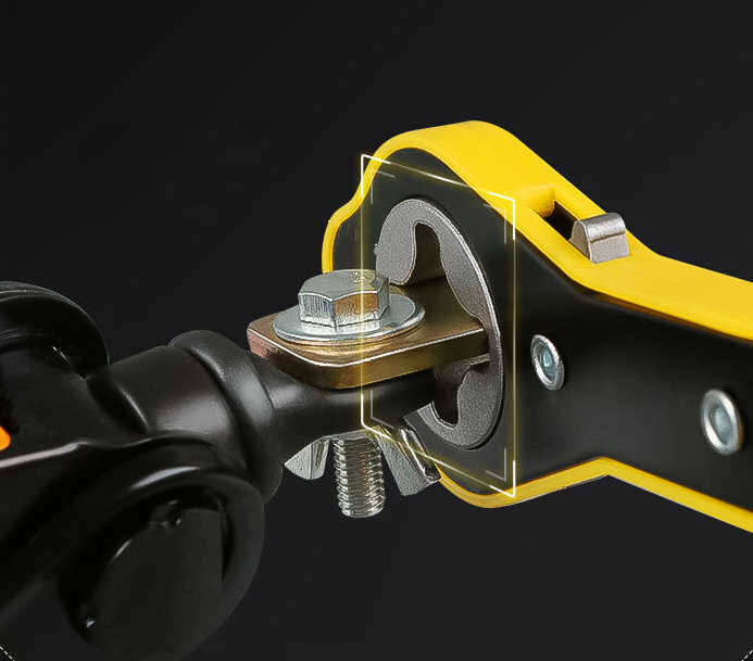 Universal 34CM Portable Car Jack Effort-Saving Wrench with Ratchet Handle - Tire Change Tool for Emergency Roadside Assistance