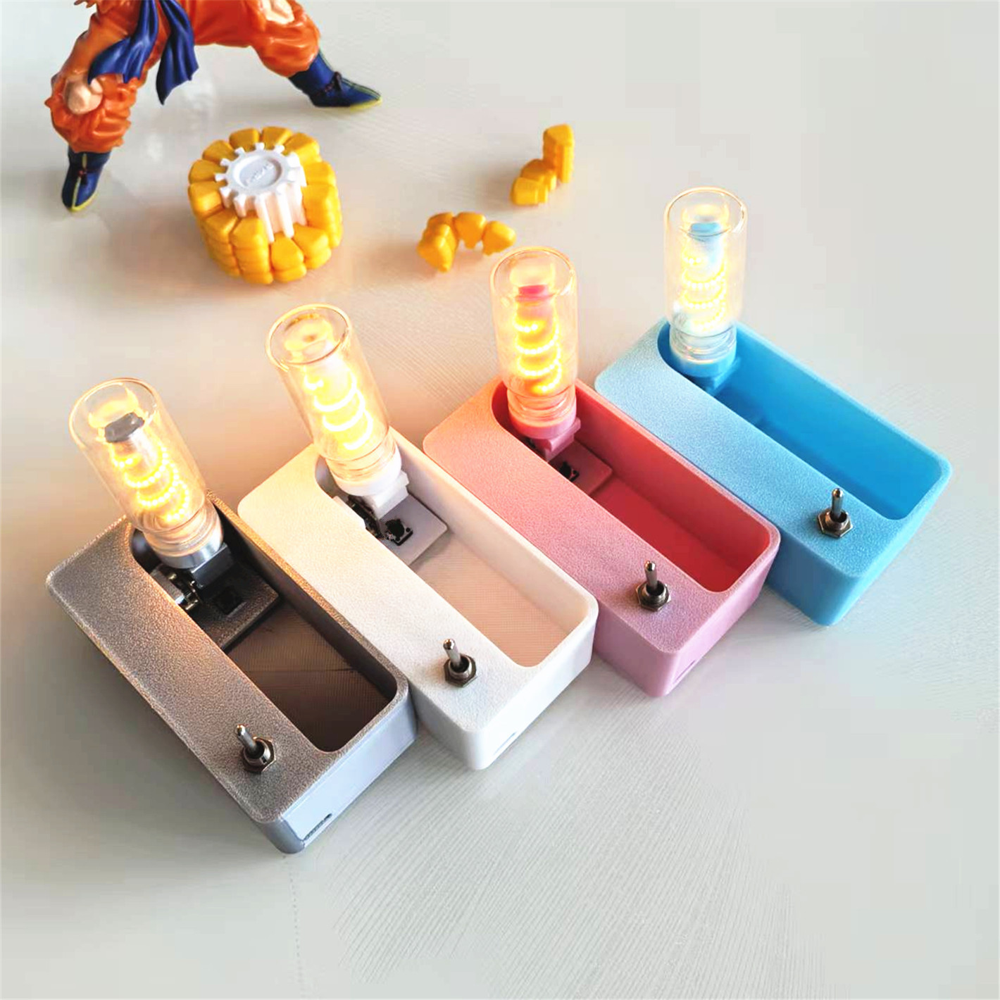 Creative Magnetic Night Light - Versatile Desk Decor, Bedroom Ambient Lighting, and Outdoor Camping Companion with Stress-Relief Feature