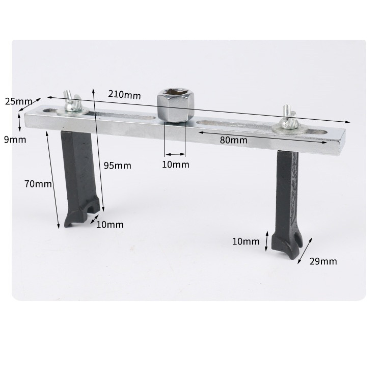 Universal Adjustable Fuel Pump Lock Ring Wrench – 3-Jaw & 4-Jaw Gas Tank Cap Removal Tool for Professional & DIY Automotive Repair