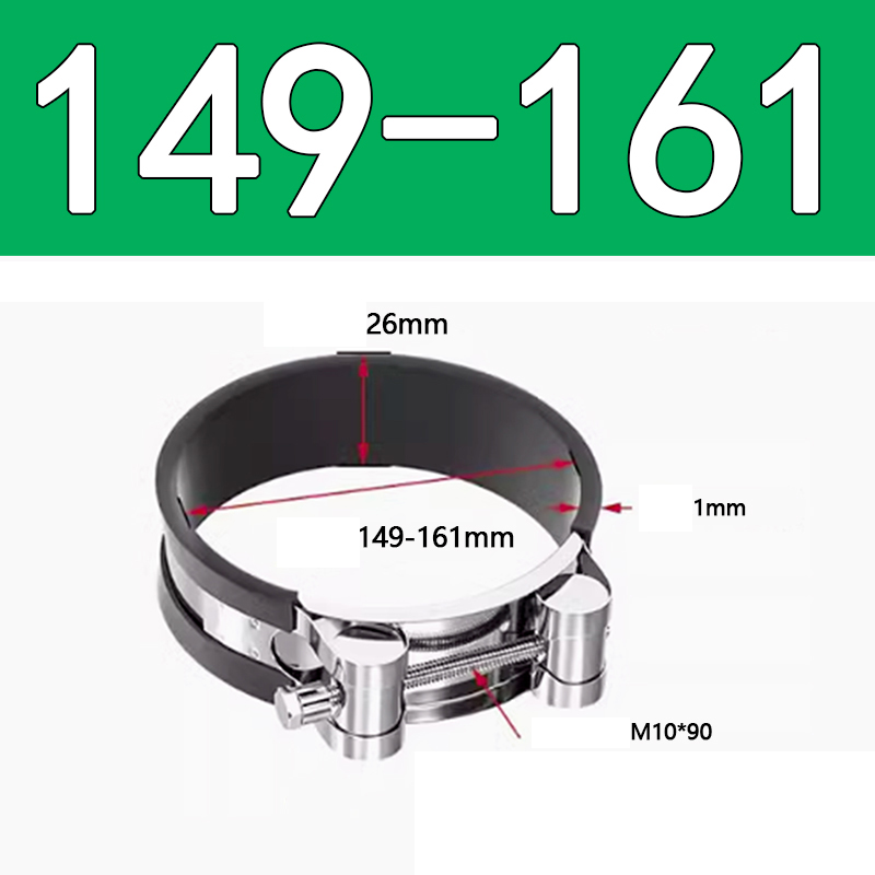 Heavy Duty Hose Clamp - Reinforced European Style Pipe Clip, Corrosion Resistant Galvanized Carbon Steel, for PVC Pipe & Hose Fixing