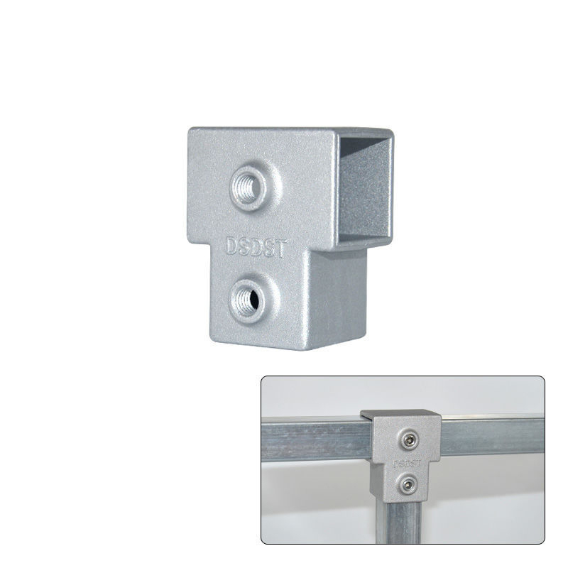 Heavy-Duty Welding-Free Aluminum Alloy Tube Connectors – Multi-Size Fittings for Shelving, Racks, Furniture & DIY Projects