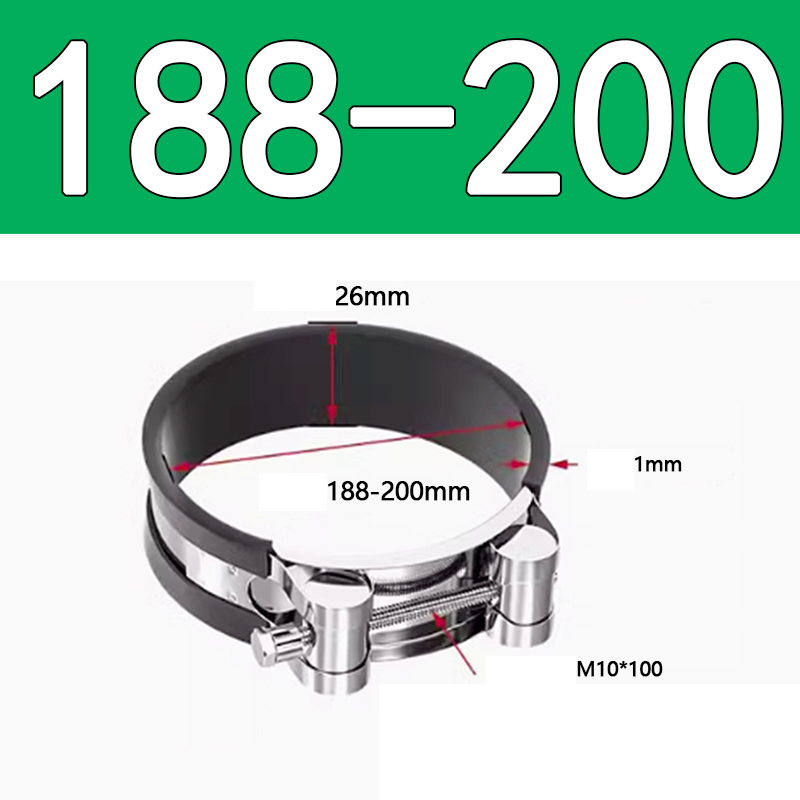 Heavy Duty Hose Clamp - Reinforced European Style Pipe Clip, Corrosion Resistant Galvanized Carbon Steel, for PVC Pipe & Hose Fixing