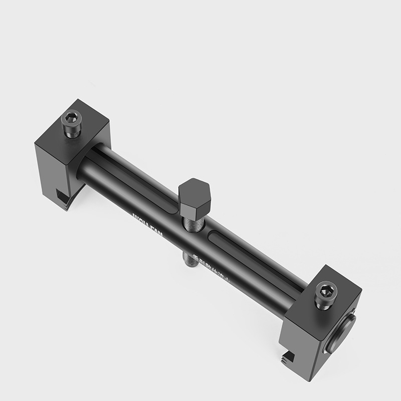 Heavy-Duty Crankshaft Pulley Puller Kit - 2 Jaw Adjustable Harmonic Balancer Puller, Non-Destructive Removal, Hardened Steel - Includes 17mm Wrench/Breaker Bar/Socket for 40-165mm Threaded Pulleys