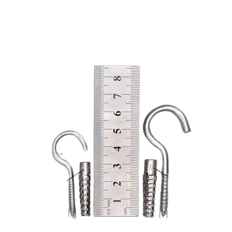 Lightweight Metal Expansion Anchors - Heavy Duty Self-Tapping Screws for Old Hole Repair, Zinc Plated