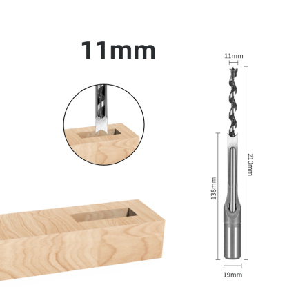 All-in-One Square Hole Mortising Kit | Convert Your Drill Press/Hand Drill | Professional Mortise Drill Bit Set for Woodworking & Joinery