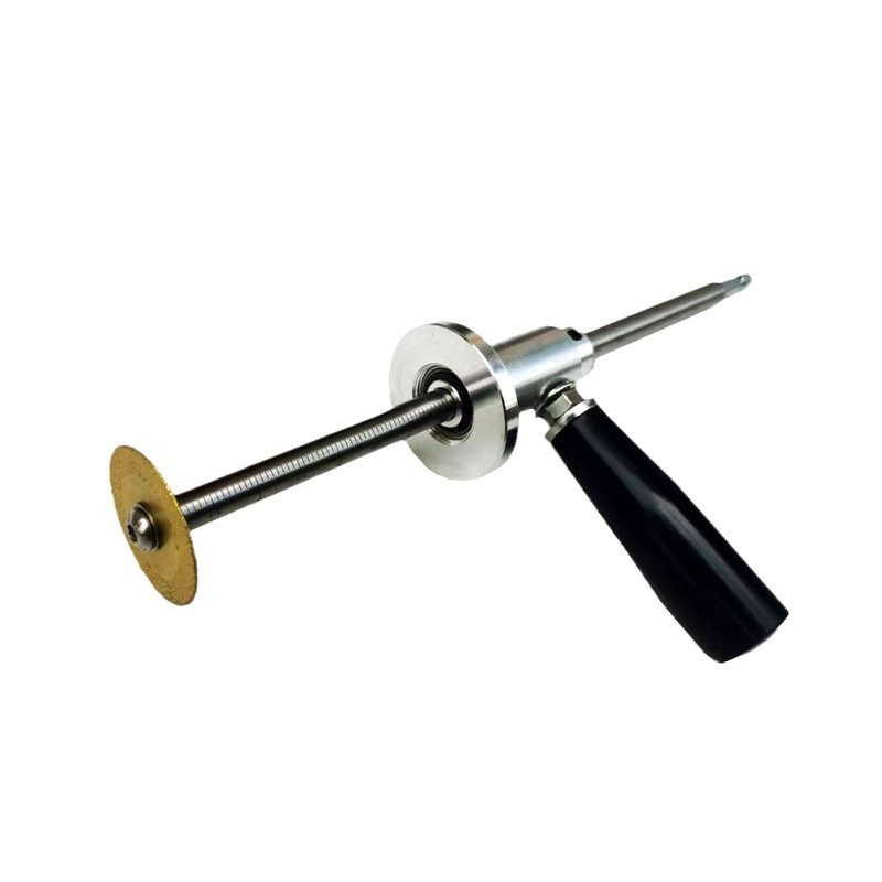 Professional PVC Pipe Cutter with Scale - Adjustable Cutting Length, Upgraded Ergonomic Handle, Drill-Compatible for Effortless Multi-Material Cutting