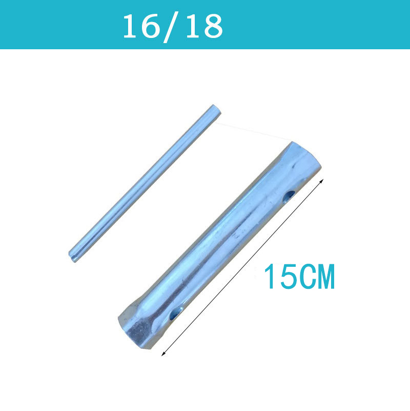 Professional-Grade Hollow Core Socket Wrench Set – Carbon Steel Zinc Plated for Plumbing, Appliance, Auto & Bike Repair (Includes Leverage Bar)