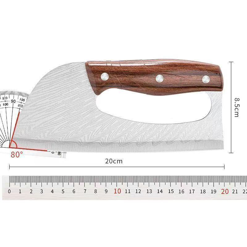 Labor-Saving Chef Knife - German 3Cr13 Steel, Full-Tang & Ergonomic Handle for Effortless Cutting