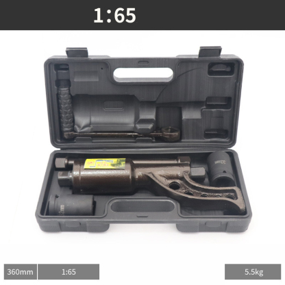 Heavy-Duty Truck Tire Wrench Set - Power Leverage System for Effortless Bolt Removal | Industrial-Grade Reinforced Steel | Complete Kit with Case for Semi, Truck & Fleet Maintenance