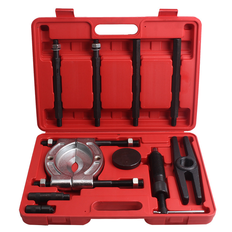 Industrial-Grade Bearing Puller Set 14-Piece | CR-V Chrome Vanadium Steel | Heavy-Duty Dual-Arm Puller | Automotive Transmission Axle Bearing Removal Tool Kit