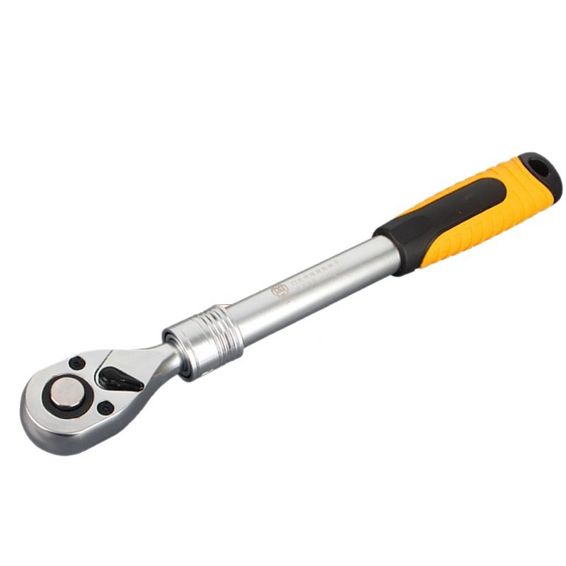 72-Tooth Extendable Ratchet Wrench - High Leverage, Quick-Release, Professional Automotive Tool Set | Heavy-Duty Chrome Vanadium Steel