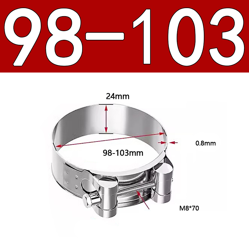 Heavy Duty Hose Clamp - Reinforced European Style Pipe Clip, Corrosion Resistant Galvanized Carbon Steel, for PVC Pipe & Hose Fixing