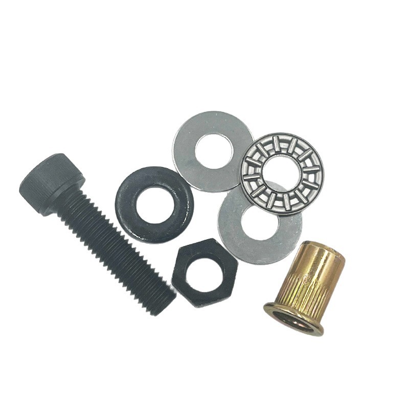 Hand Rivet Nut Tool Kit - Manual & Drill Powered - Complete Set with Free Rivet Nuts for M3 to M12 - Universal Fastener for Sheet Metal, Auto License Plate, Steel Studs