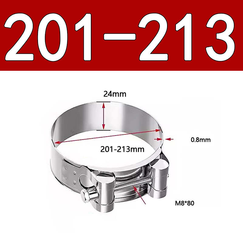 Heavy Duty Hose Clamp - Reinforced European Style Pipe Clip, Corrosion Resistant Galvanized Carbon Steel, for PVC Pipe & Hose Fixing