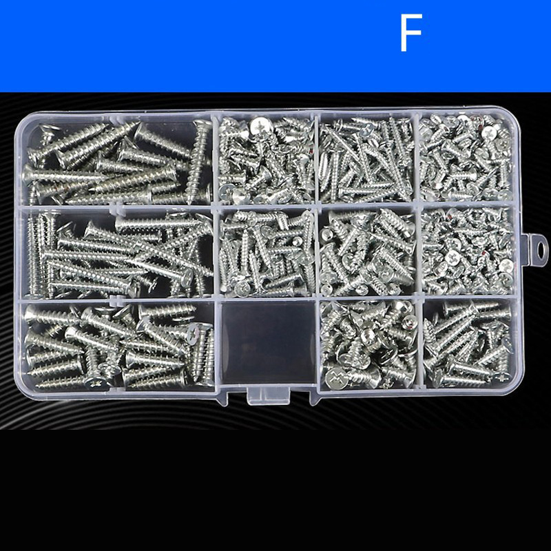 The Ultimate Screw Assortment Kit: M2-M6 Zinc-Plated Machine & Self-Tapping Screws, Nuts, Washers for DIY & Repair