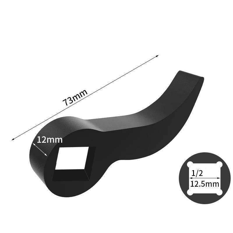 Heavy-Duty Horn-Style Axle Shaft & Ball Joint Separator - 1/2" Drive, Forged Chrome Molybdenum Steel, Heat Treated, Anti-Rust Finish