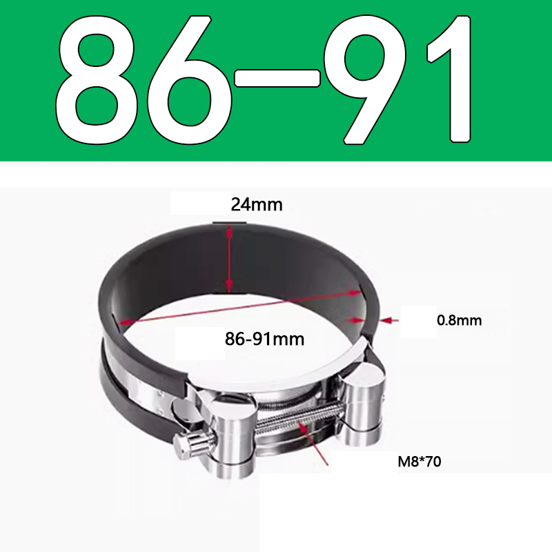 Heavy Duty Hose Clamp - Reinforced European Style Pipe Clip, Corrosion Resistant Galvanized Carbon Steel, for PVC Pipe & Hose Fixing