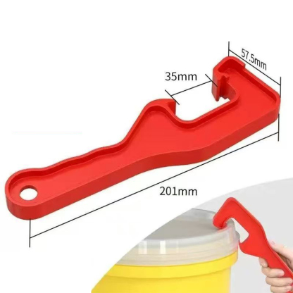 Heavy-Duty Bucket Opener Tool – 1-Second Lid Removal, Effortless & Hand-Safe, Ergonomically Designed for Paint, Latex, and Plastic Buckets