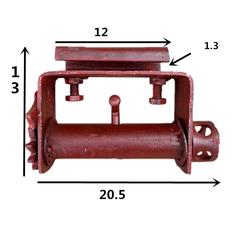 No-Weld Heavy-Duty Cargo Tie-Down with Fine-Tooth Threading – Compatible with Parallel & C-Channel Steel – Truck Lashing Winch, Tightening Ratchet, Fastening Tool