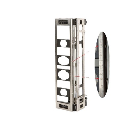 Professional Door Lock Installation Jig Kit - Precision Mortising Template for Wood Doors