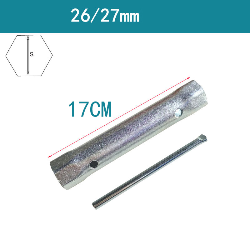 Professional-Grade Hollow Core Socket Wrench Set – Carbon Steel Zinc Plated for Plumbing, Appliance, Auto & Bike Repair (Includes Leverage Bar)