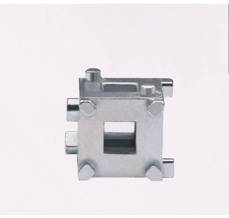 Rear Disc Brake Caliper Piston Rewind Tool | 6-in-1 Universal Wind-Back Tool for Rear Brake Pads | Compatible with 3/8" Drive Ratchet | Made of Carbon Steel | Professional Automotive Repair Tool