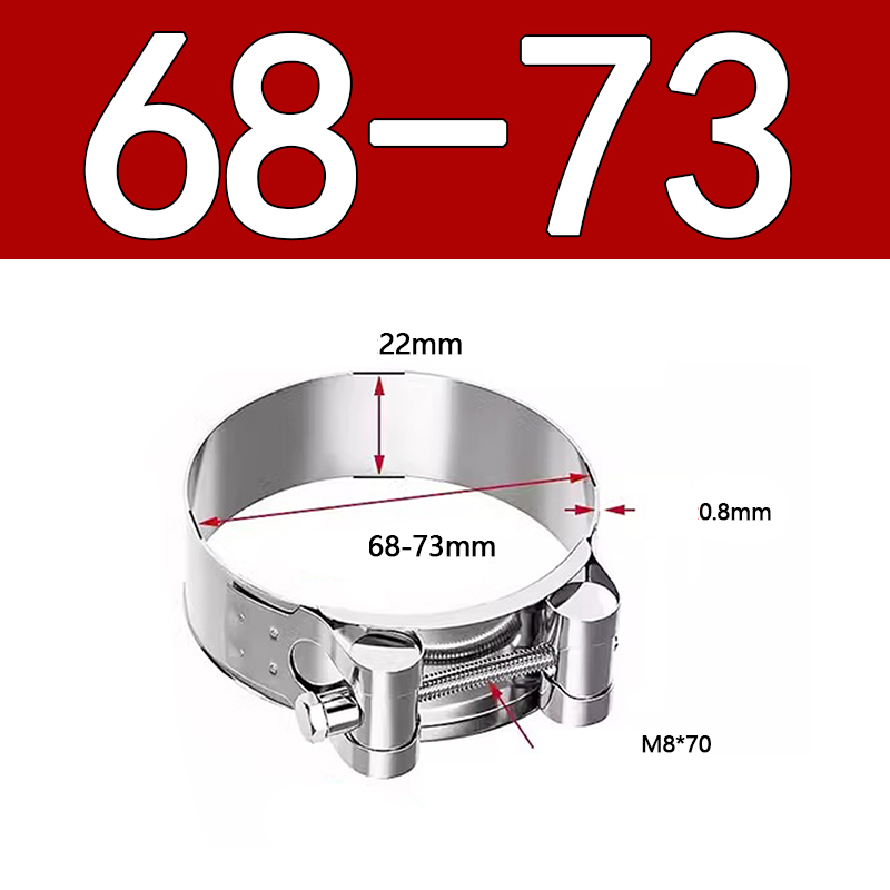 Heavy Duty Hose Clamp - Reinforced European Style Pipe Clip, Corrosion Resistant Galvanized Carbon Steel, for PVC Pipe & Hose Fixing