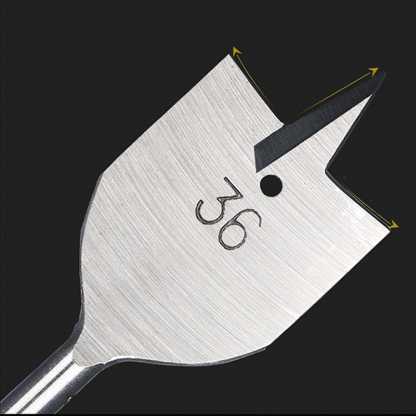 Triple-Point Woodworking Spade Drill Bit Set | Cabinet & Door Lock Bore Cutter | Wood Flat Drill & Expander Kit | 8-50mm Full Range