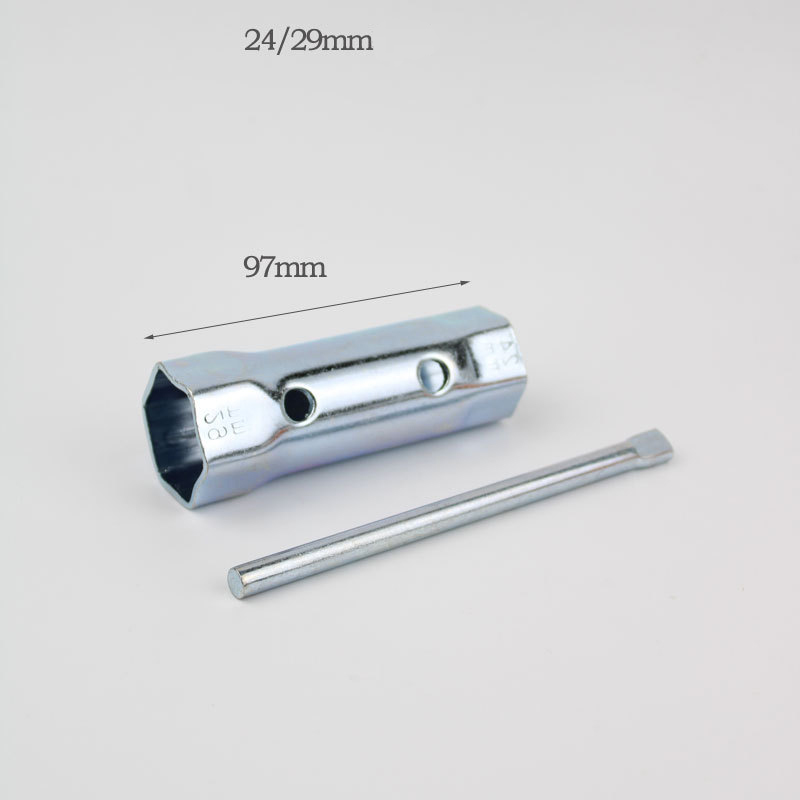 Professional-Grade Hollow Core Socket Wrench Set – Carbon Steel Zinc Plated for Plumbing, Appliance, Auto & Bike Repair (Includes Leverage Bar)