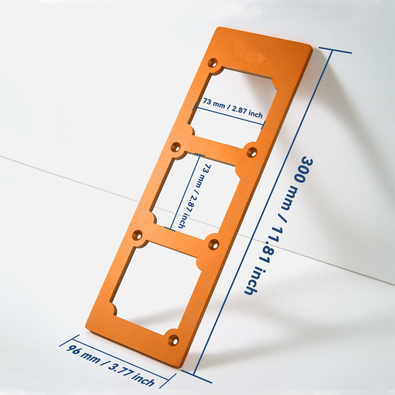 Professional 86-Type Switch & Socket Hole Cutter | 70mm Standard Hole Spacing | Reinforced Aluminum Alloy Mold | Bidirectional Operation