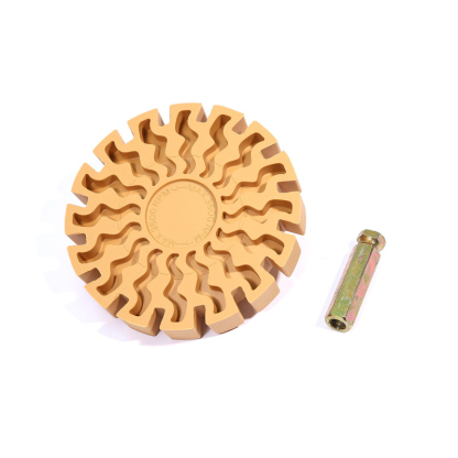 Revolutionize Your Detail Work｜Universal Rubber Decal & Adhesive Remover Wheel｜Paint-Safe, Ultra-Durable｜Fits Angle Grinders, Drills & Power Tools｜Perfect for Wheels, Paint & Glass