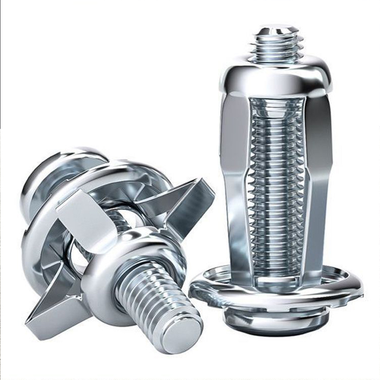 304Stainless Steel Lantern Rivet Nut | Hollow Wall Anchor | Heavy-Duty Blind Fastener for Sheet Metal, Plastic & Wood | Anti-Rotation & Waterproof Fixing Solution