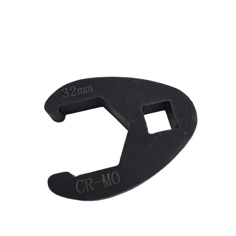 19-Piece Crowfoot Brake Line Wrench Set U-Shape 5-Point Flare Nut Spanner 8-32mm 1/2" & 3/8" Drive for Tight Space Automotive Repair Tools