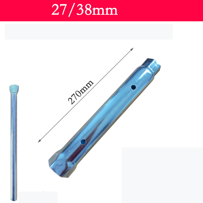 Professional-Grade Hollow Core Socket Wrench Set – Carbon Steel Zinc Plated for Plumbing, Appliance, Auto & Bike Repair (Includes Leverage Bar)