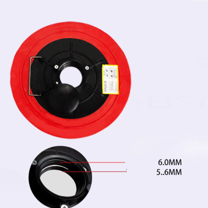 Heavy-Duty Grease Gun Adapter Plate - Dual Thread (56mm & 60mm) | Universal Suction Plate for 13KG & 15KG Lubricant Cartridges | Anti-Leak, Low-Residue Design with Dust Cover (Iron/Plastic Options)