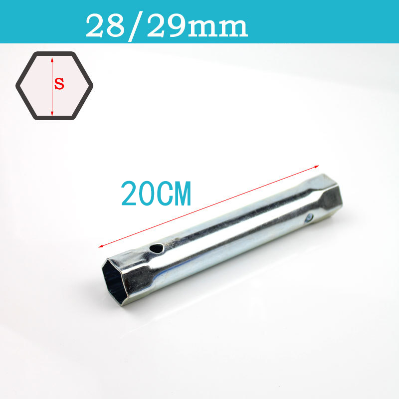 Professional-Grade Hollow Core Socket Wrench Set – Carbon Steel Zinc Plated for Plumbing, Appliance, Auto & Bike Repair (Includes Leverage Bar)