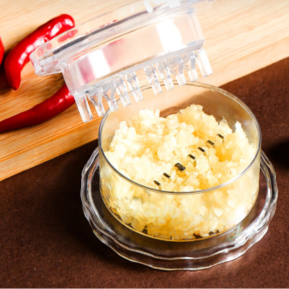 The Ultimate Garlic Press Pro - 15s Mincer, Multi-Purpose Kitchen Crusher for Ginger, Chili & Sesame