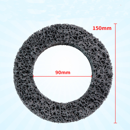 Hub & Rim Rust Removal Polisher – Black Diamond High-Efficiency Cleaning Tool | Wheel & Brake Disc Maintenance | 1/2" Square Drive | Replaceable Polishing Pads