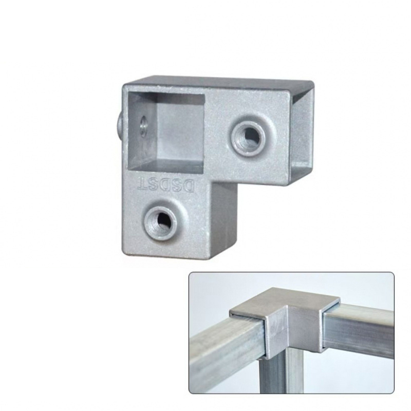 Heavy-Duty Welding-Free Aluminum Alloy Tube Connectors – Multi-Size Fittings for Shelving, Racks, Furniture & DIY Projects